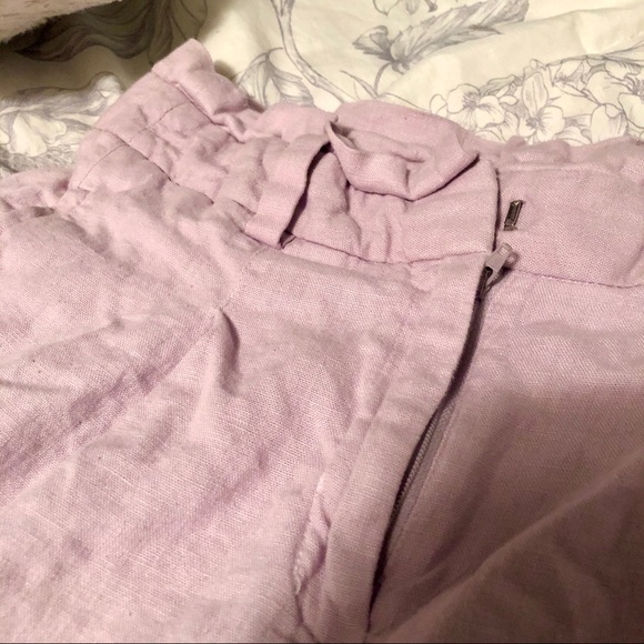 ASOS Casual Linen Pants Lilac - Picture 5 of 7